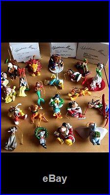 21 BOXED GROLIER DISNEY CHRISTMAS TREE DECORATIONS/ORNAMENTS