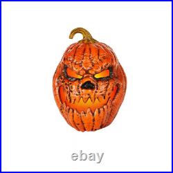 21 In. Battery Operated LED Grimacing Jack-O-Lantern