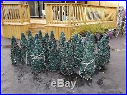 23 Christmas Light Show Mini Tomato Cage Christmas Trees Two-channel