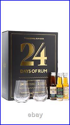 24 Days of Rum 2024 Black Edition Advent Calendar 2cl x 24