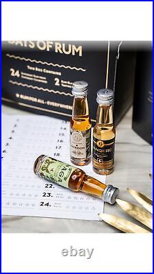 24 Days of Rum 2024 Black Edition Advent Calendar 2cl x 24