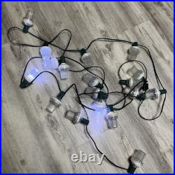 24 Pcs 120v Strobe C9 Christmas Lights Outdoor Waterproof LED White