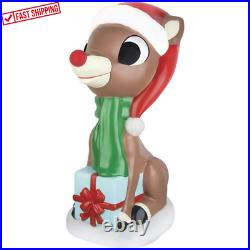 24 Rudolph Reindeer Blow Mold Christmas Outdoor Yard Lawn Classic Decor Holiday