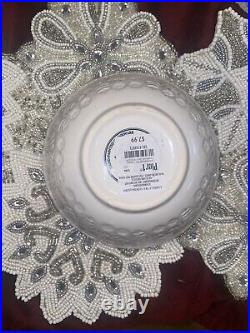 24 pier 1 Imports Exclusive Snowflake Embossed Rare dinner salad bowl srvc 4