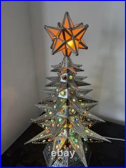 26.5 Handmade Metal Christmas Tree Decoration Ornament Holiday Decor 26.5 Handmade Metal Christmas Tree Decoration Ornament Holiday Decor