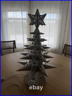 26.5 Handmade Metal Christmas Tree Decoration Ornament Holiday Decor 26.5 Handmade Metal Christmas Tree Decoration Ornament Holiday Decor