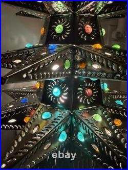 26.5 Handmade Metal Christmas Tree Decoration Ornament Holiday Decor 26.5 Handmade Metal Christmas Tree Decoration Ornament Holiday Decor