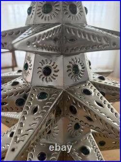 26.5 Handmade Metal Christmas Tree Decoration Ornament Holiday Decor 26.5 Handmade Metal Christmas Tree Decoration Ornament Holiday Decor