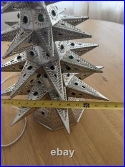 26.5 Handmade Metal Christmas Tree Decoration Ornament Holiday Decor 26.5 Handmade Metal Christmas Tree Decoration Ornament Holiday Decor