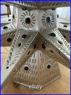 26.5 Handmade Metal Christmas Tree Decoration Ornament Holiday Decor 26.5 Handmade Metal Christmas Tree Decoration Ornament Holiday Decor