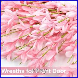 26 Inch Spring Wreaths for Front Door Large Valentines Spring Door Wreath Eas
