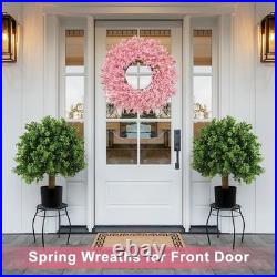 26 Inch Spring Wreaths for Front Door Large Valentines Spring Door Wreath Eas