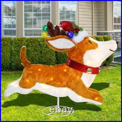 28 Christmas Dog Lighted Decoration for Indoor Outdoor, Christmas Corgi Dog