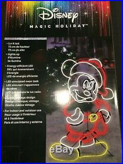 28 Led NEON Disney Mickey Mouse Sculpture Indoor/Outdoor Christmas Decor