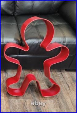 29 Large Red Metal Gingerbread Man Cookie Cutter Wall Decor Christmas Holiday 29 Large Red Metal Gingerbread Man Cookie Cutter Wall Decor Christmas Holiday