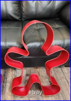 29 Large Red Metal Gingerbread Man Cookie Cutter Wall Decor Christmas Holiday 29 Large Red Metal Gingerbread Man Cookie Cutter Wall Decor Christmas Holiday