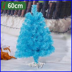 2 3 4 5 6 7 8 FT Blue Artificial Christmas Tree Holiday Tree Festival Stand Xmas