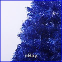 2 3 4 5 6 7 8 FT Blue Christmas Xmas Tree Undecorated Festival Holiday Winter