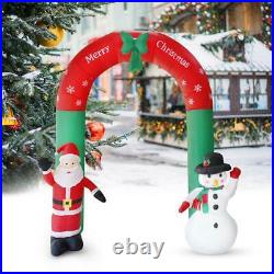 2.4m Inflatable Arch Santa Claus Snowman Christmas Ornaments Xmas Decoration UK