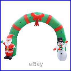 2.5M Huge Inflatable Arch Archway Santa Claus Snowman Home Shop Christmas Decor