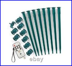 2 GE Color Effects 8-Marker Color Changing Christmas Light Bulb Pathway Markers