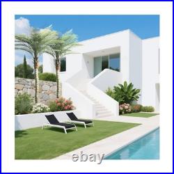 2-Pack 9ft Tall Artificial Palm Trees for Outdoors Large Phoenix Palm, UV-R