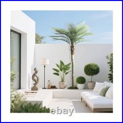 2-Pack 9ft Tall Artificial Palm Trees for Outdoors Large Phoenix Palm, UV-R