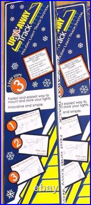 2 Pack, Up-N-Away 04100 Christmas Holiday Light Track System Kits-64 ft Total