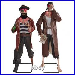 2-Piece Dead Water Animated LED Pirate Duo