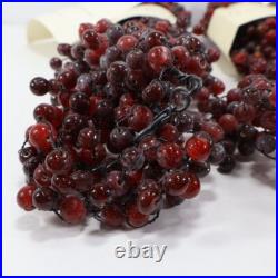 2 Pottery Barn Pepperberry Garland Christmas Tree Pepper Berry Red 5 Ft Each