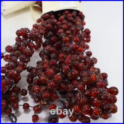 2 Pottery Barn Pepperberry Garland Christmas Tree Pepper Berry Red 5 Ft Each