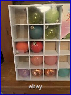 2 Sets Of Anthropologie Terrain Glass Bulb Holiday Ornaments