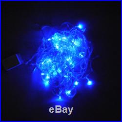 2pcs Blue 100 LED 10M String Fairy Lights Xmas Christmas Party Wedding Decor