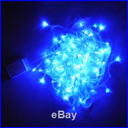 2pcs Blue 100 LED 10M String Fairy Lights Xmas Christmas Party Wedding Decor