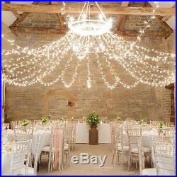 300/900/1800 LED Outdoor Fairy Curtains String light for Xmas Wedding Party