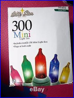 300 PK Mini Christmas Party String Tree Light Set OUTDOOR INDOOR MULTI COLOR NEW