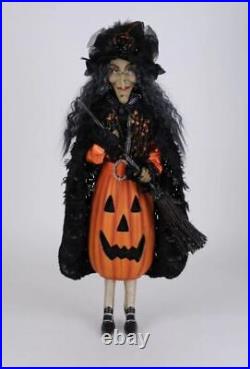 30 Karen Didion Glinda Jack O Lantern Pumpkin Witch Doll Fig Halloween Decor