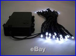 30 LED White Outdoor Indoor Battery 3M Christmas Fairy Waterproof String Lights