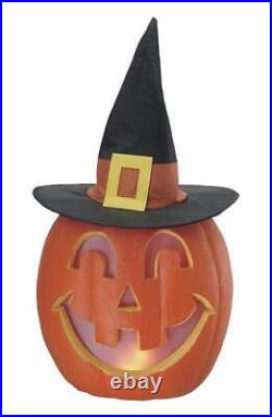 30 Lighted LED Happy Jack-O’-Lantern Sculpture Lawn Home Fun Halloween Decor