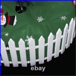 30 Pcs Small Landscape Fence Plastic Fence Panels Christmas Barrier