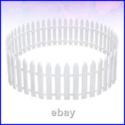 30 Pcs Small Landscape Fence Plastic Fence Panels Christmas Barrier