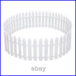 30 Pcs Small Landscape Fence Plastic Fence Panels Christmas Barrier