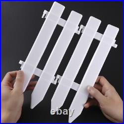 30 Pcs Small Landscape Fence Plastic Fence Panels Christmas Barrier