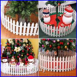 30 Pcs Small Landscape Fence Plastic Fence Panels Christmas Barrier