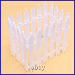 30 Pcs Small Landscape Fence Plastic Fence Panels Christmas Barrier