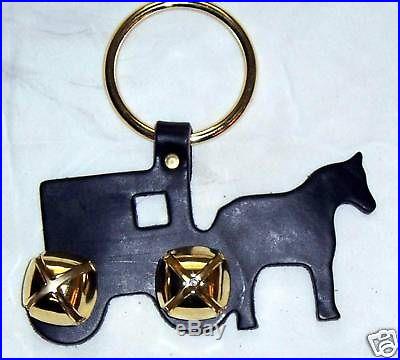 30 Sleigh Bells leather strap Jingle Horse Bell NEW 30c