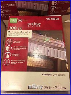 30 boxes of led icicles Christmas lights, Holiday living