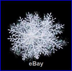 30pcs Christmas White Snowflake Charms for Festival Party Home Ornaments Decor