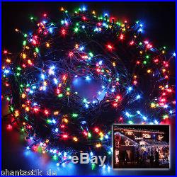 328ft/100M Multi-Color String Lights 500 LED 8 Modes For Xmas Tree Party Garden