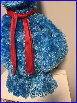 32 Christmas Holiday Sesame Street COOKIE MONSTER Pre-lit Yard Art In Box
